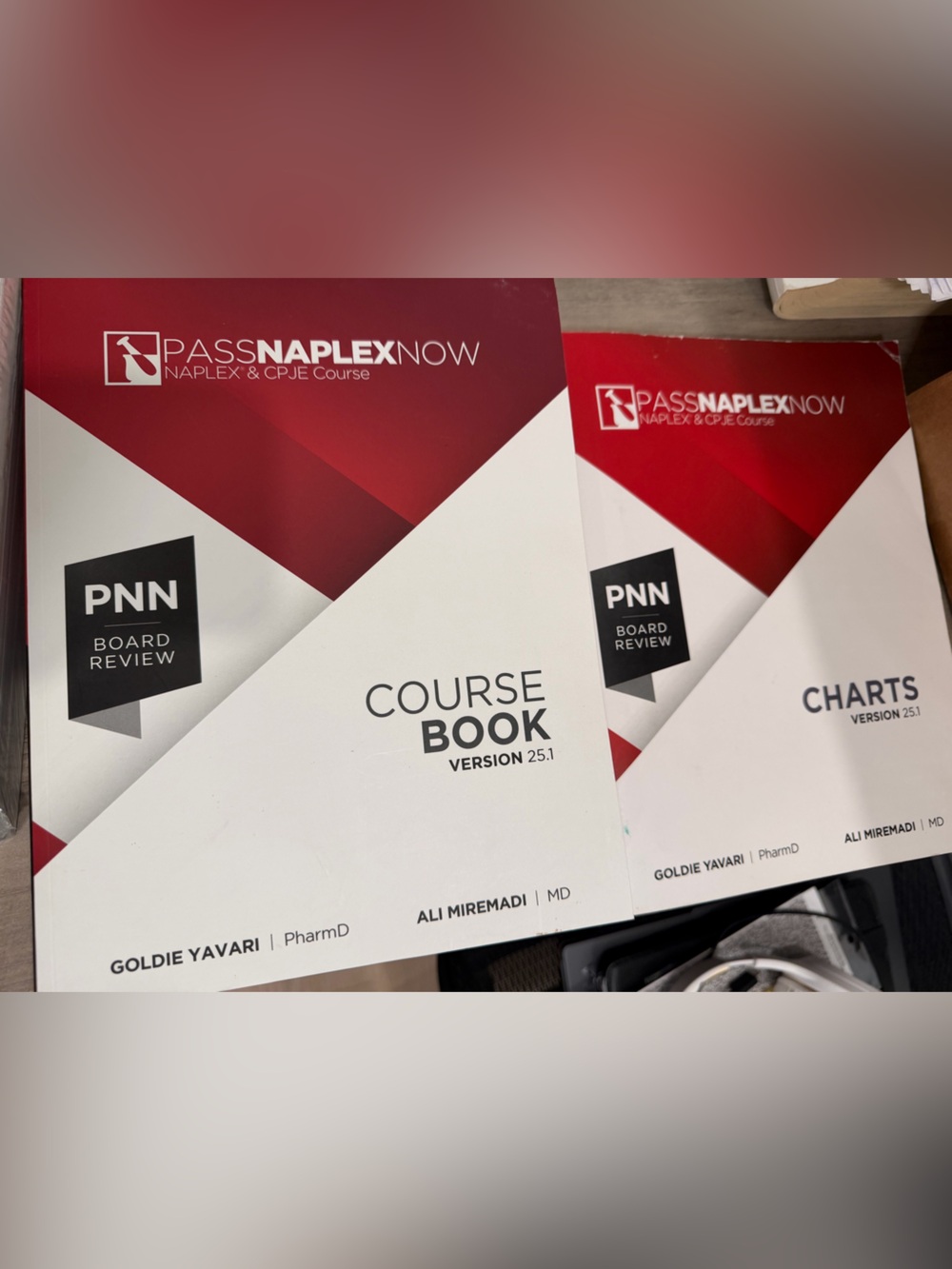 PNN Course Book & Charts Set in Red and White